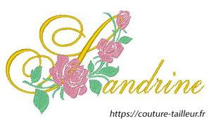 Serviette de Sandrine