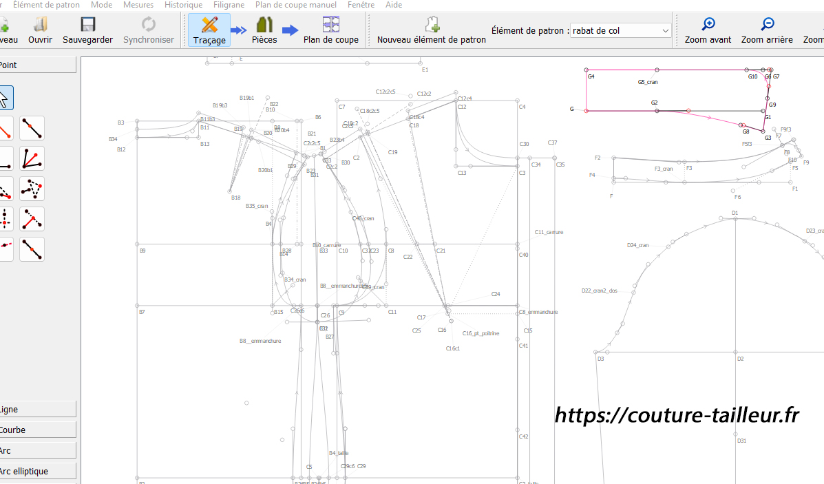 Patron veste tailleur Morgane_TG sur-mesure – Niveau intermédiaire – Image 4